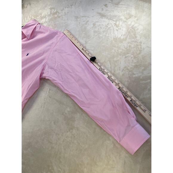 Ralph Lauren Classic Fit Pink Men’s Long Sleeve Button Up Shirt XXL - Picture 5 of 12